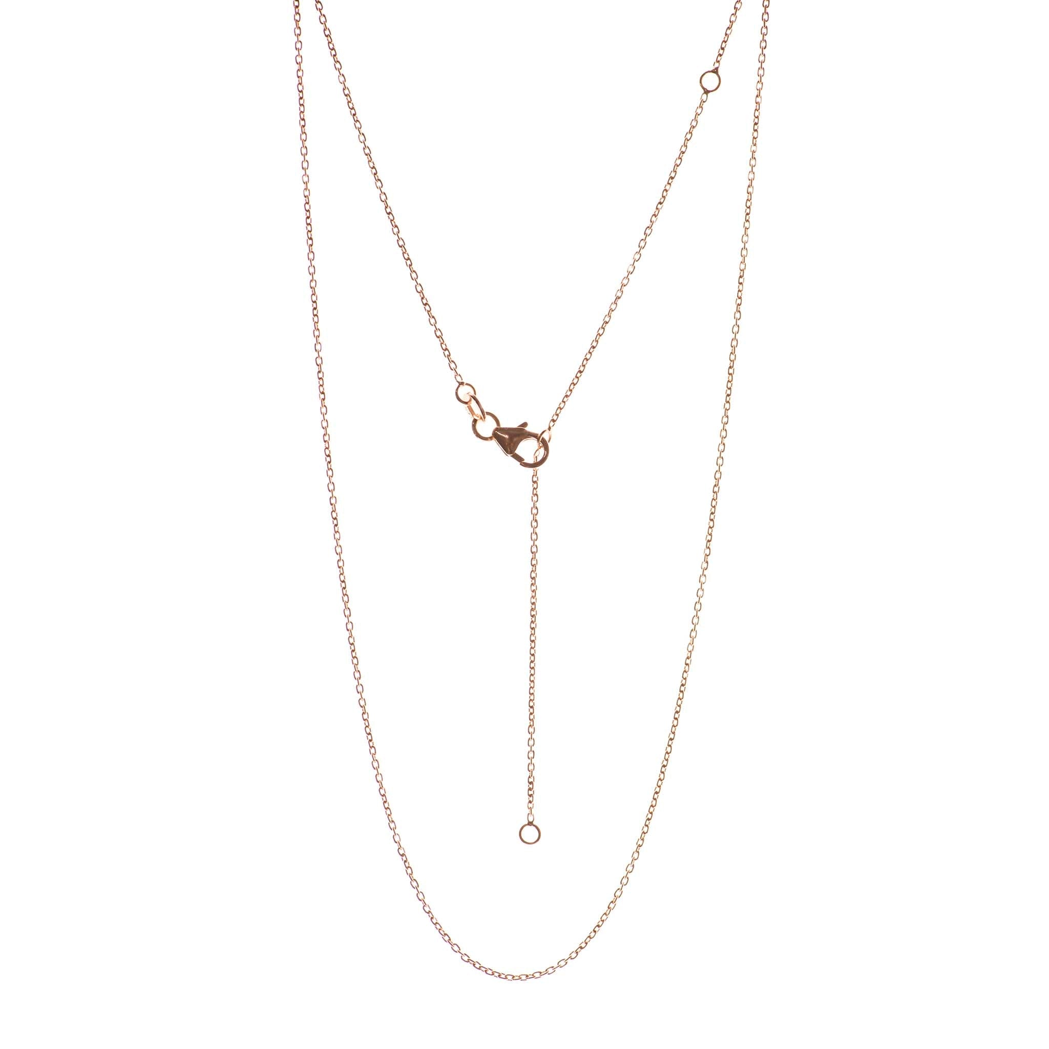 Rose gold adjustable 16-20 Inch chain