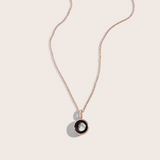 mini simplicity in rose gold pendant