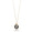 mini simplicity in yellow gold pendant