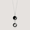 mini ituri two drop silver pendant