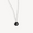 luna pendant in stainless steel