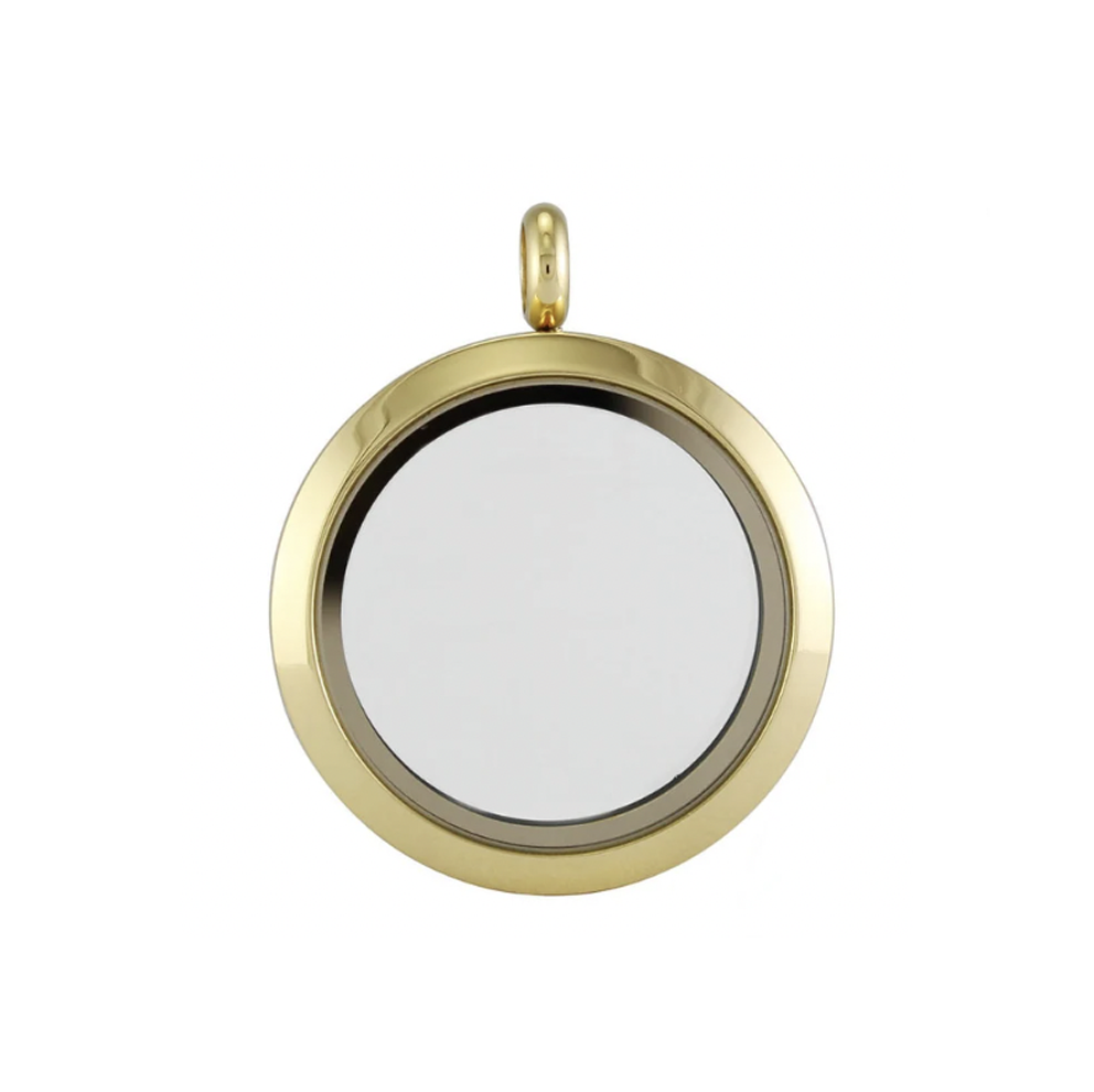 Locket in yellow gold