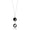 mini ituri two drop silver pendant